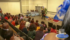 Congregation listens to the Word at CE Cambridge's 'Healing from Heaven'. LoveWorld News
