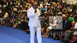 he esteemed Virtual Zonal Pastor ministers God's Word to the congregation at Total Experience Yaounde.