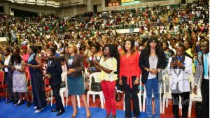 View of the congregation at Total Experience Yaounde.
