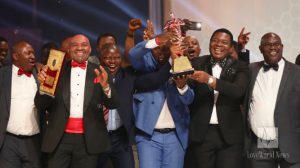 The Security Department, headed by Deacon IK Osazuwa, celebrates second runner-up position.