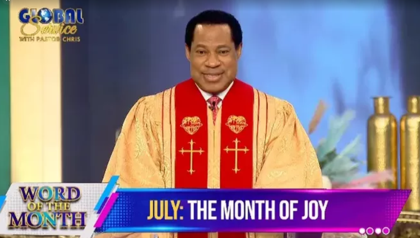 The atmosphere was charged with excitement as believers tuned in for the July Global Communion Service with Pastor Chris Oyakhilome.