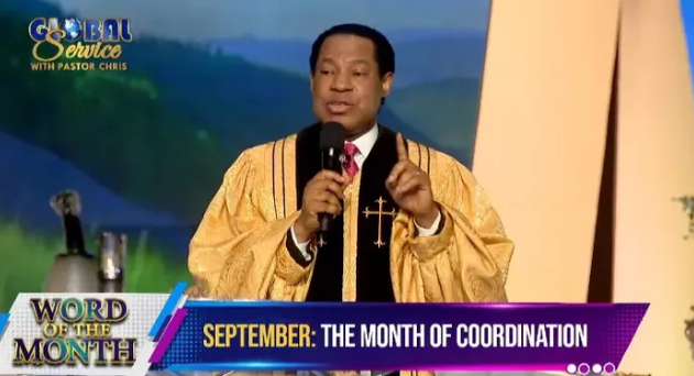 At the September Global Communion Service, Pastor Chris Oyakhilome announced the divine word for the month: September is the Month of Coordination.